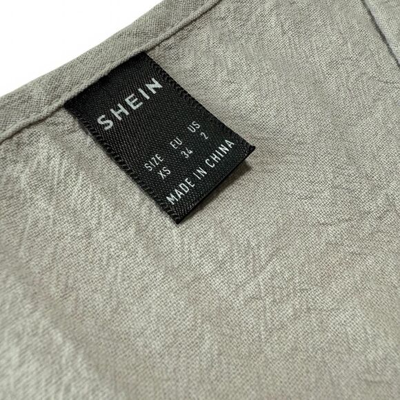 Shein Women's Grey and Silver Blouse - Picture 7 of 8